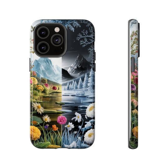 Phone Case - Duality and Change Nature Phone Case Printify iPhone 14 Pro Max Glossy