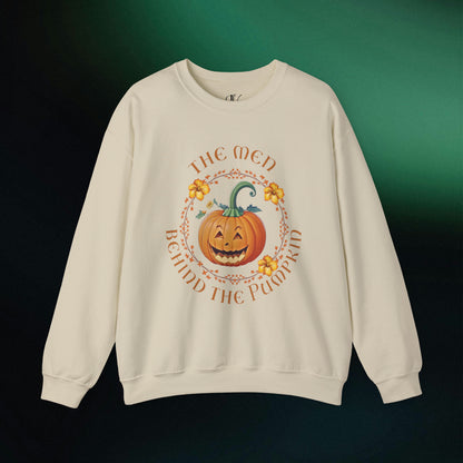 Growing a Little Pumpkin: Pregnancy Announcement Sweatshirt | Fall Maternity Crewneck - The Men Behind the Pumpkin | Matching Sweatshirt Sweatshirt S Sand 