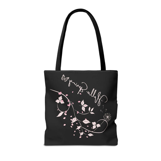 Spring Floral Tote Bag - Hello Spring Bags Printify