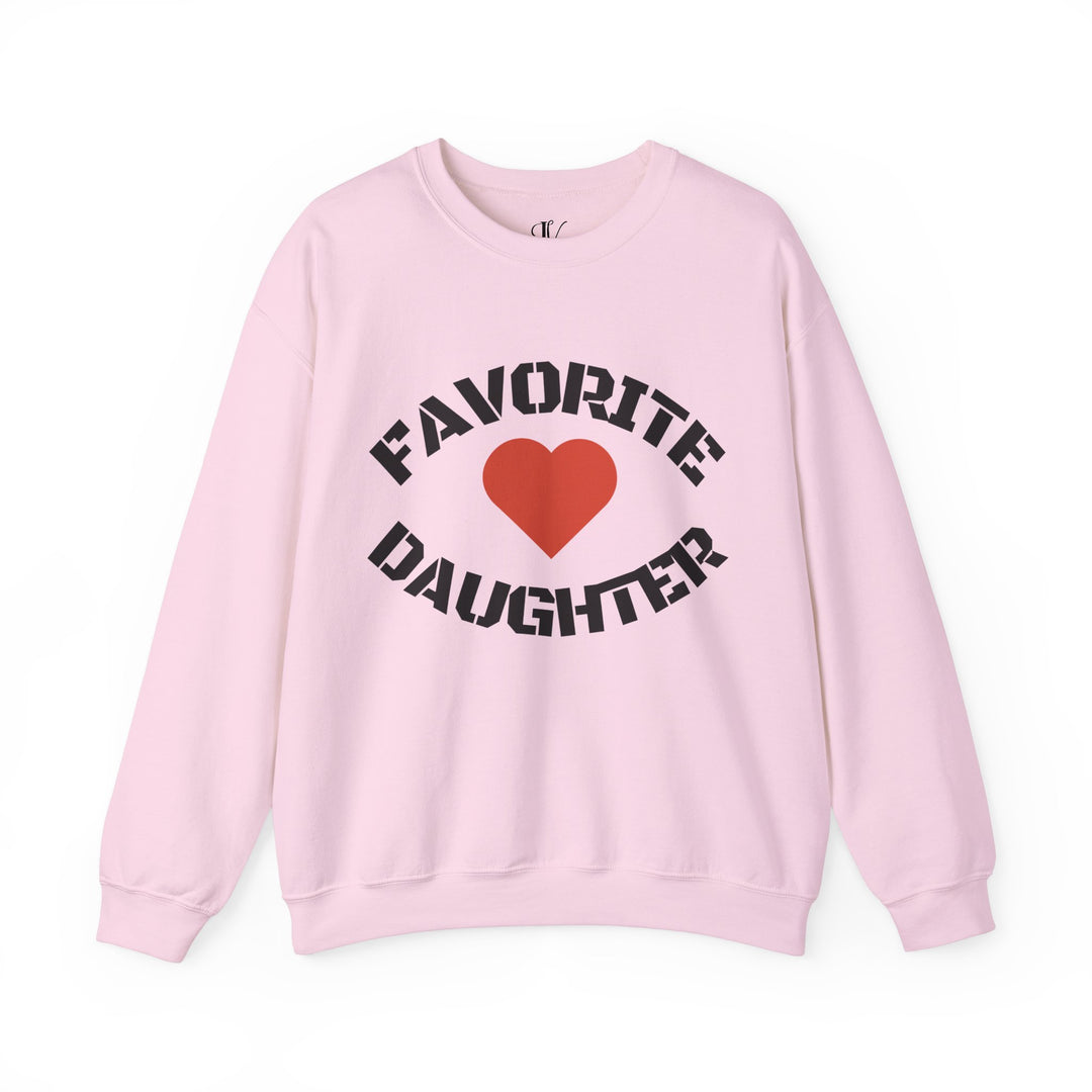 Favorite Daughter Sweatshirt Sweatshirt Printify S Light Pink