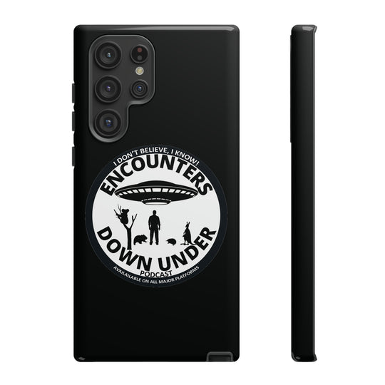 Encounters Down Under Podcast Tough Cases - Protect Your Tech with Podcast Swag Phone Case Samsung Galaxy S22 Ultra Glossy 