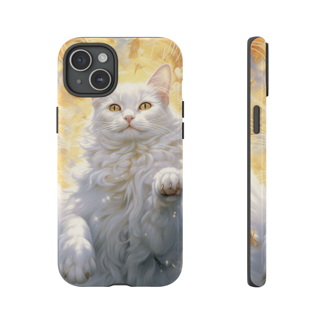 Phone Case - Divine Feline Cat Phone Case Printify iPhone 15 Plus Glossy