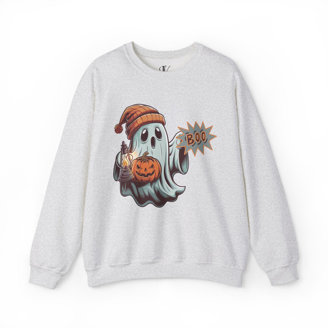 Boo! Cute Ghost Halloween Sweatshirt