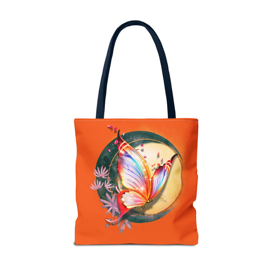 Butterfly Tote Bag - Nature-Inspired Bags Printify 18" × 18'' Navy