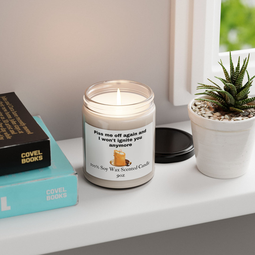 Lighten Up with "Piss Me Off Again" Candle