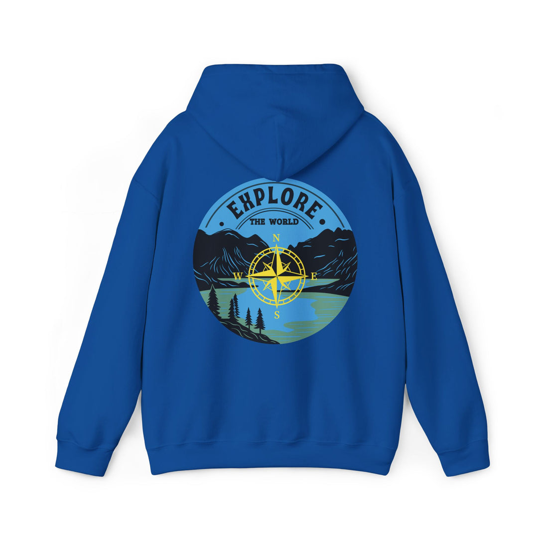 "Explore the World" Adventure Hoodie Hoodie Printify