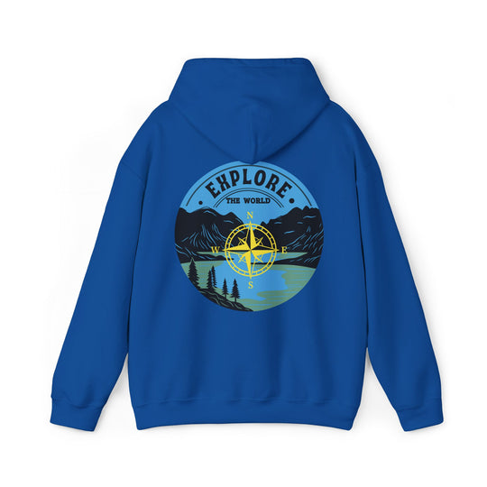 "Explore the World" Adventure Hoodie Hoodie Printify