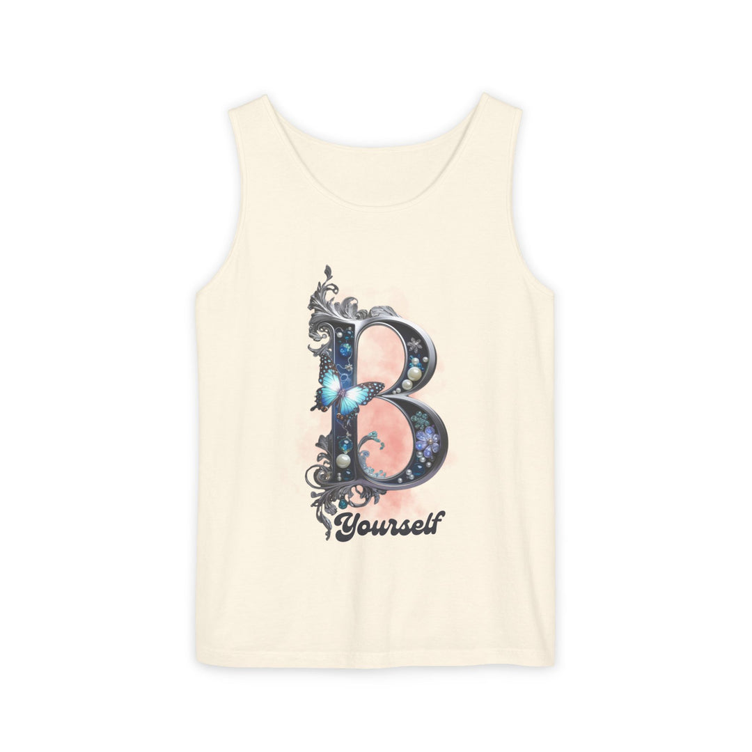 Tank Top - Elegant and Feminine 'B Yourself' Tank Top Printify Ivory S