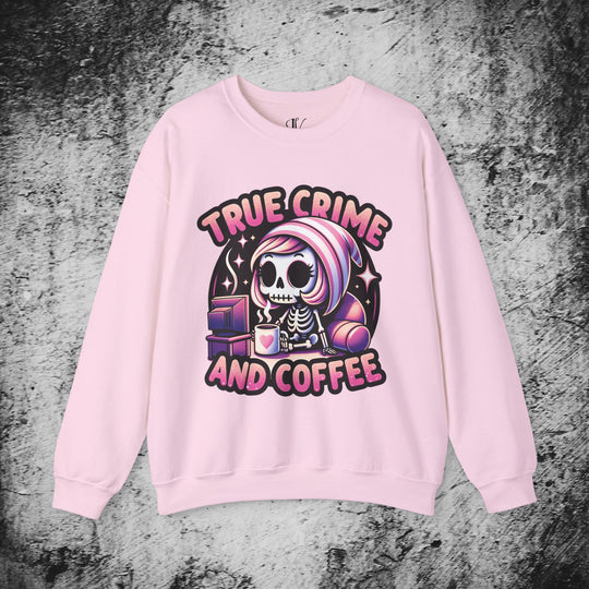 True Crime and Coffee: Skeleton Sweatshirt