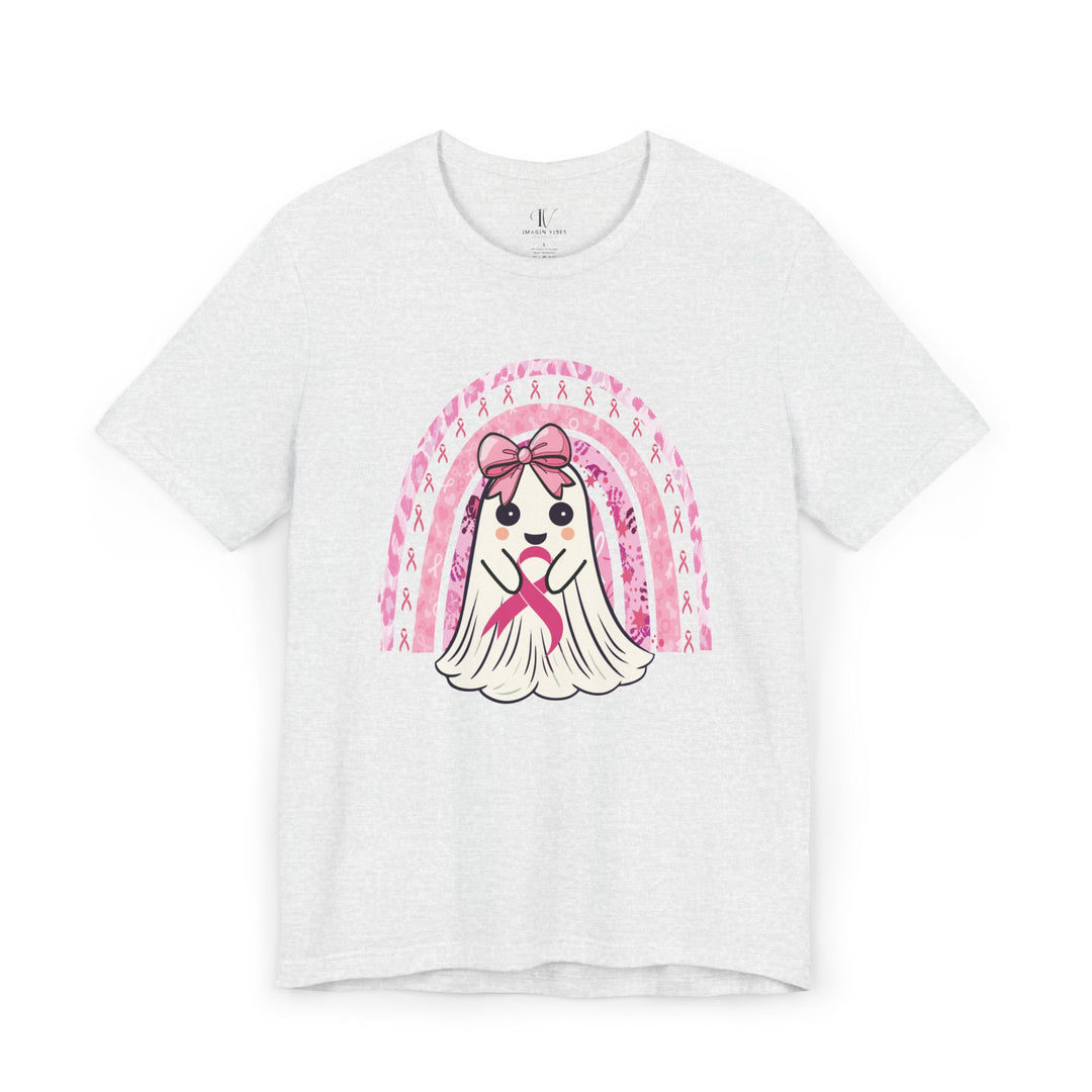  Cute Ghost Breast Cancer Support T-shirt