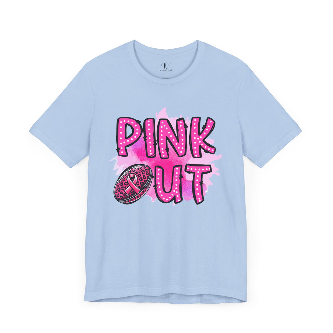 Pink Out Tackle Breast Cancer Football T-Shirt