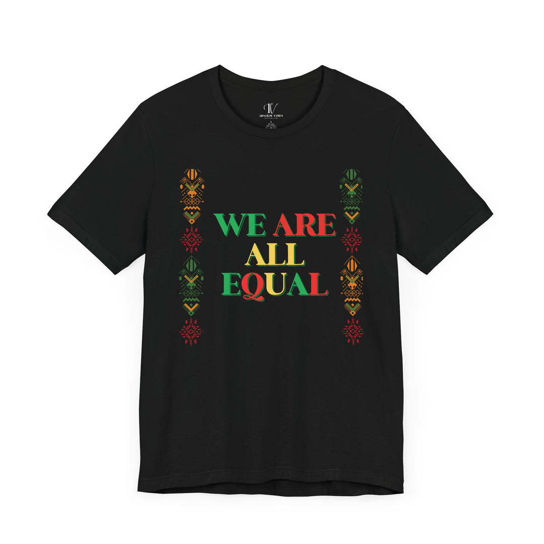 Equality Graphic Tee T-Shirt Printify Black XS