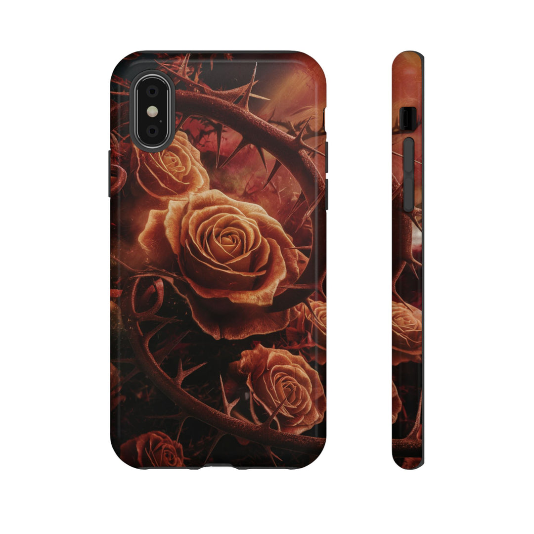 Gothic Roses Phone Case Phone Case Printify