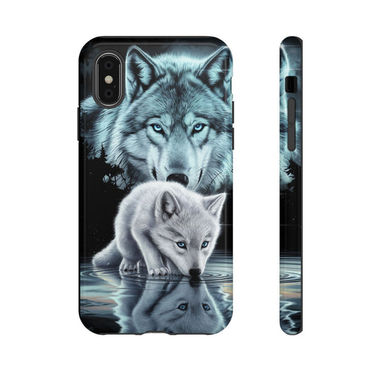 Wolf Tough Cases - Mystical Starry Night Dark Academia Phone Case Printify