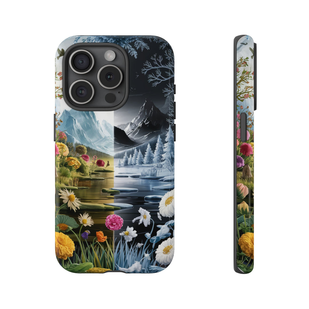 Phone Case - Duality and Change Nature Phone Case Printify iPhone 15 Pro Glossy