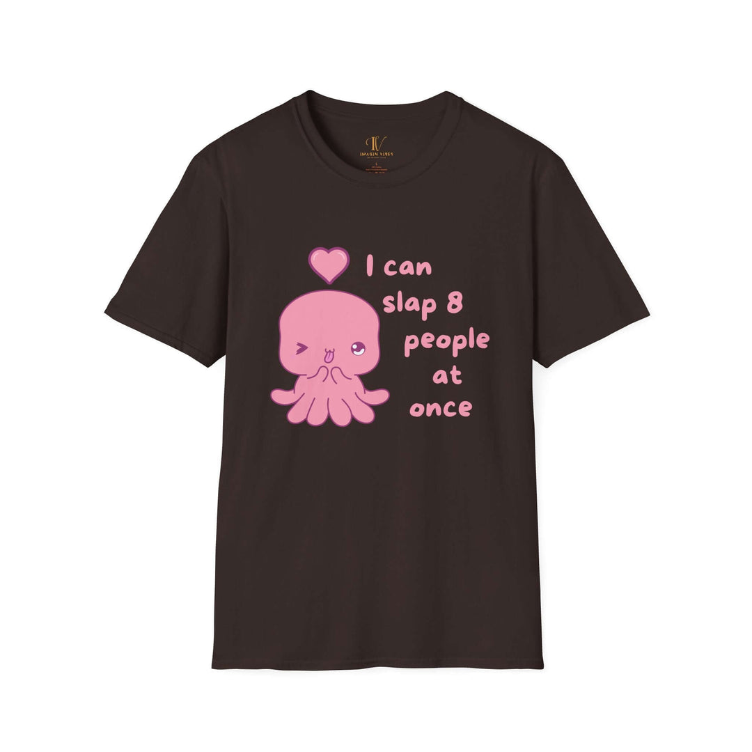 Kawaii Octopus Funny Graphic Tee