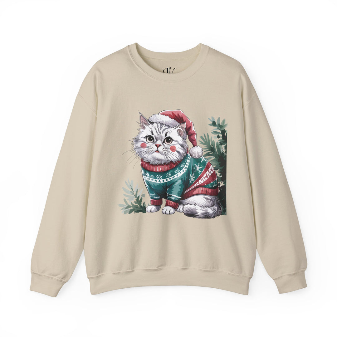 Cat Holiday Sweater Sweatshirt