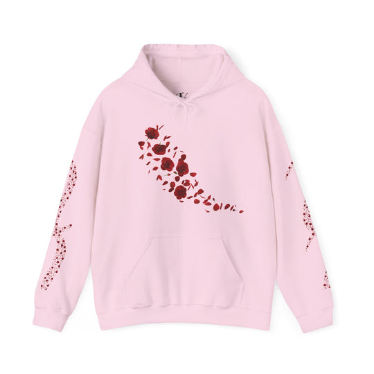 Romantic Rose Hoodie Hoodie Printify Light Pink S