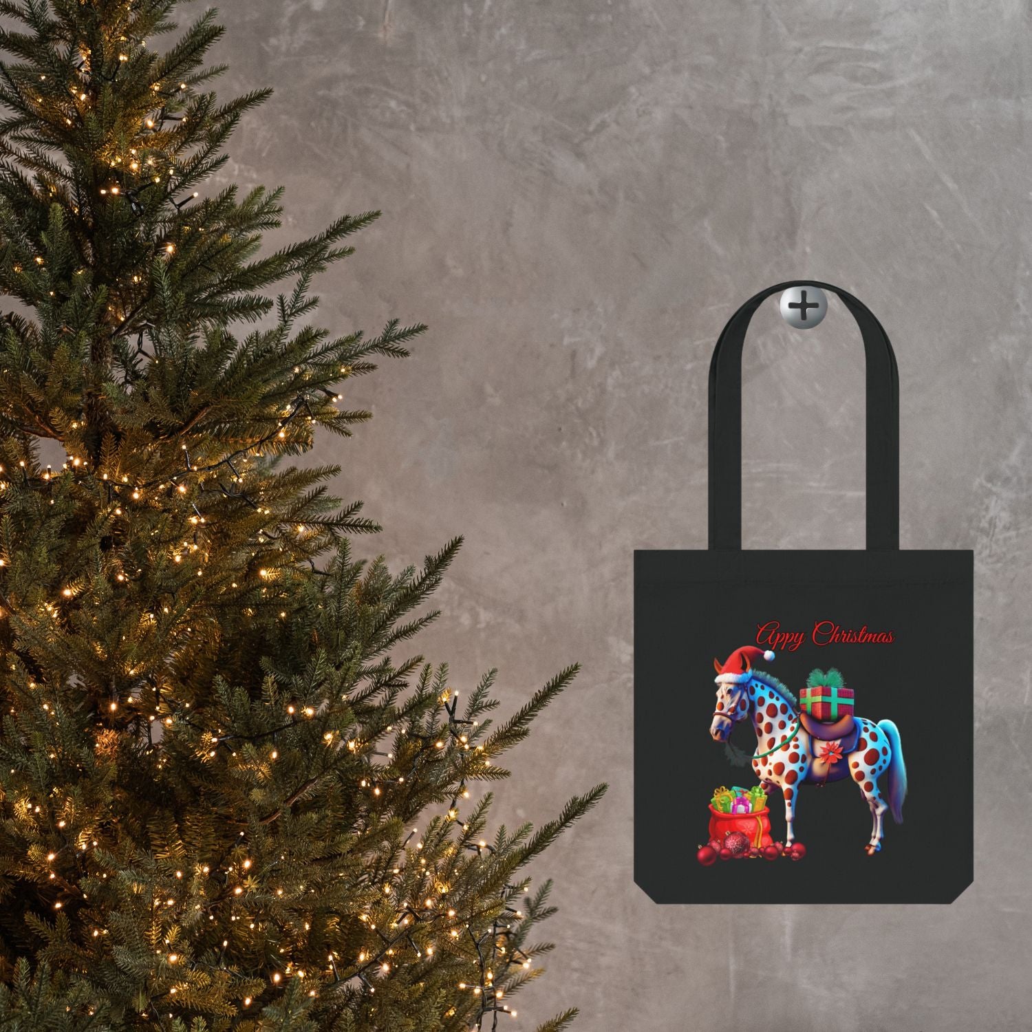 Appaloosa Gift, Appaloosa Tote, Appy Christmas Tote Bag Bags   