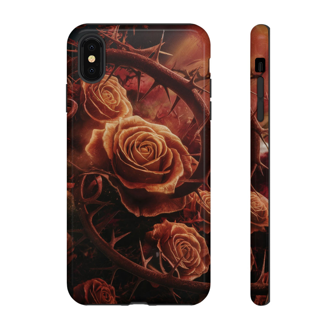 Gothic Roses Phone Case Phone Case Printify