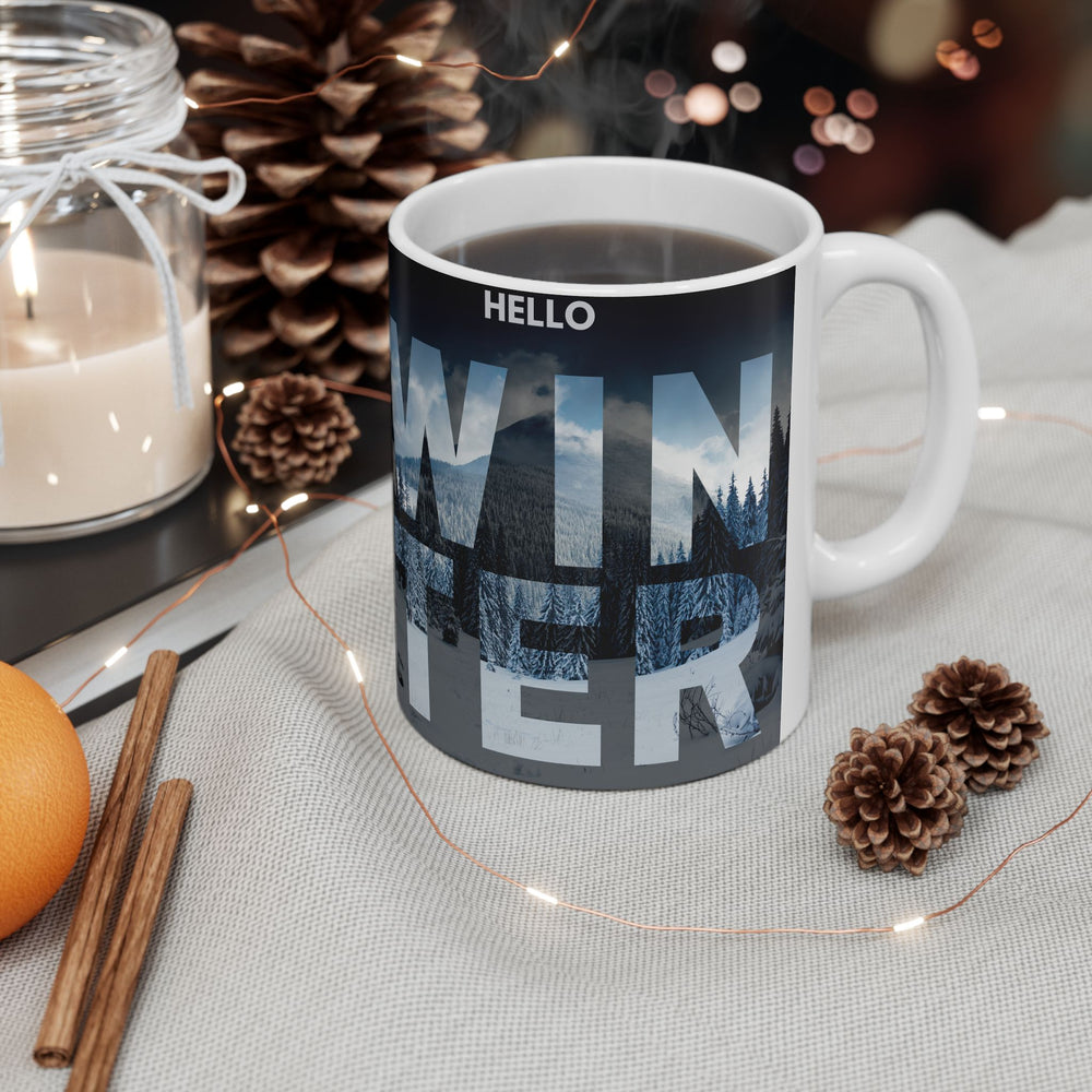 Hello Winter Ceramic Mug