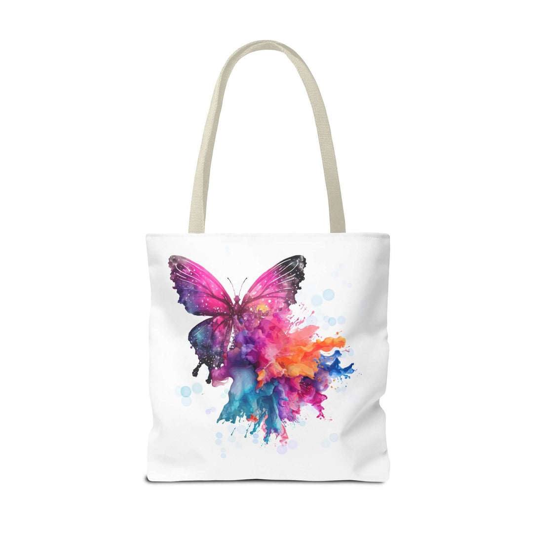 Watercolor Butterfly Tote Bag - Ethereal and Artistic Bags Printify 18" × 18'' Beige