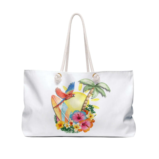 Weekender Beach Bag - Tropical Paradise Bags Printify