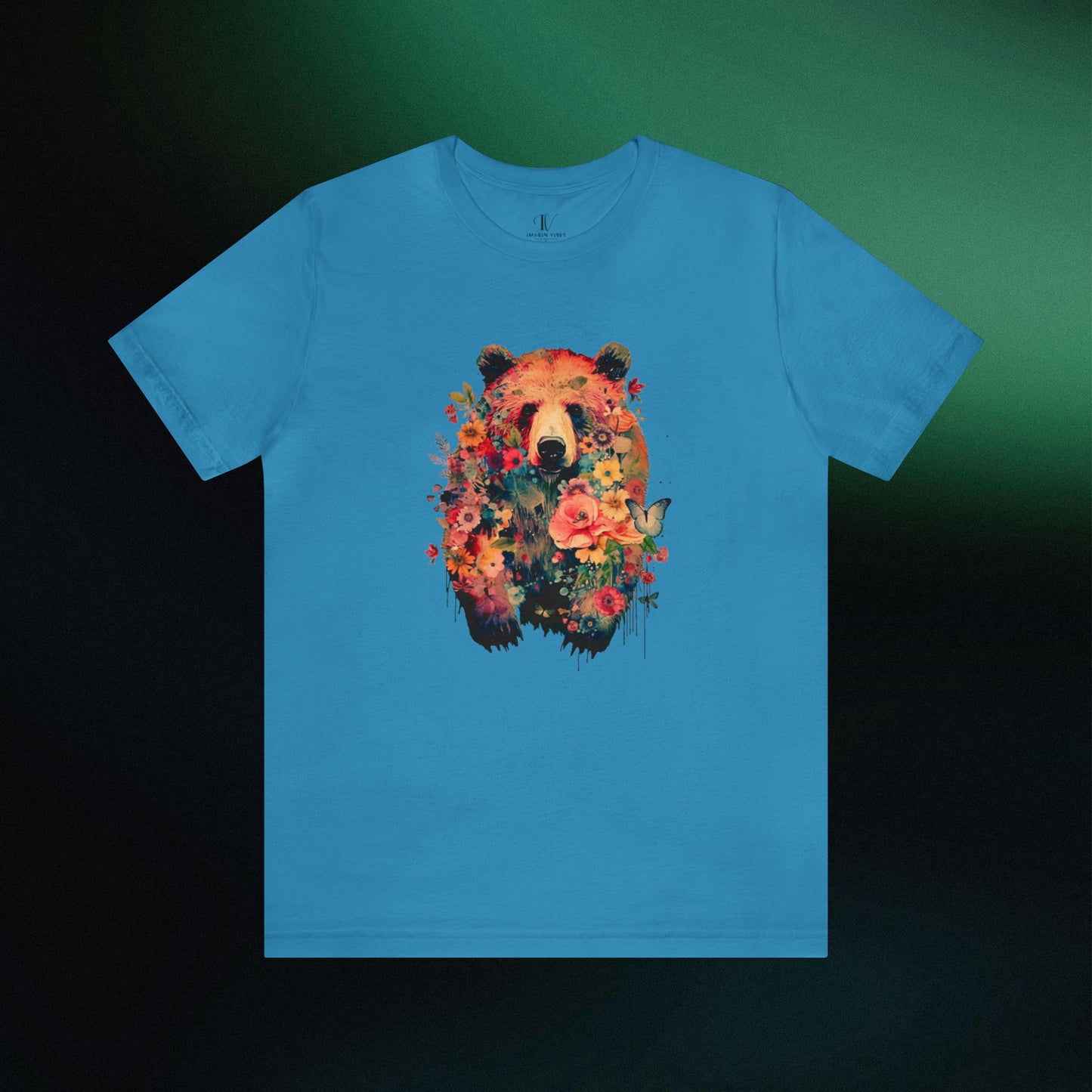 Floral Bear Shirt | Bear Tee | Flower Bear Shirt - A Perfect Animal Lover Tee and Bear Lover Gift T-Shirt   