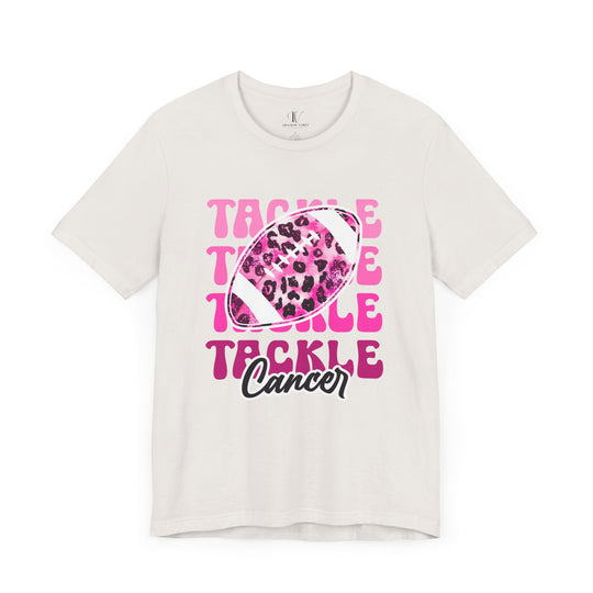 Tackle Breast Cancer Football T-Shirt