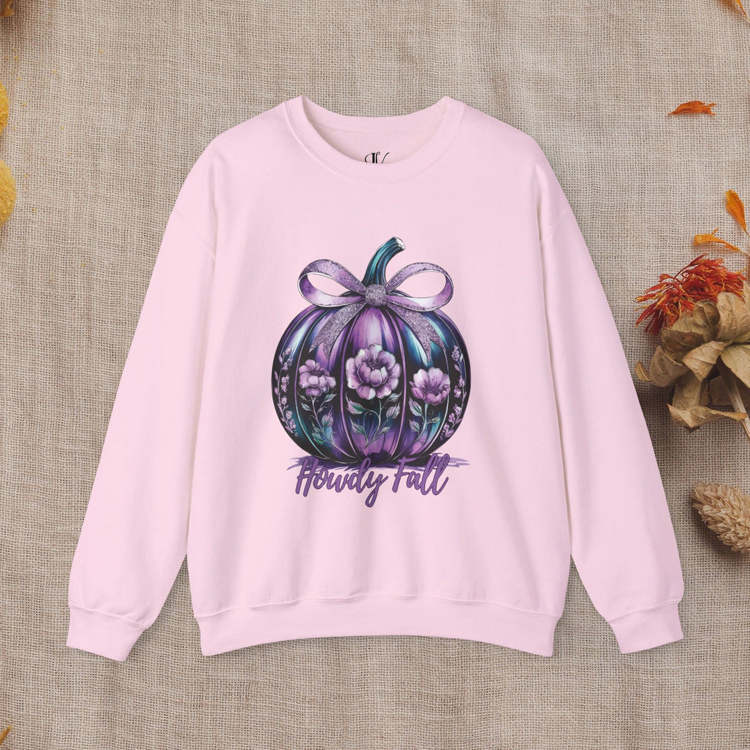 Howdy Fall: Coquette Pumpkin Sweatshirt