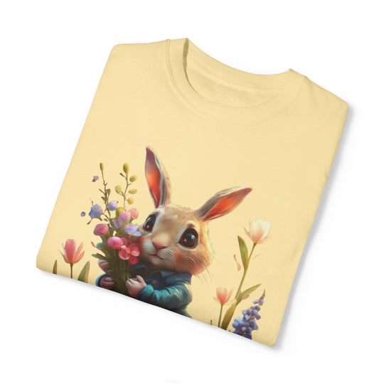 Bunny Bouquet T-shirt - Easter Spring Unisex Tee T-Shirt Printify