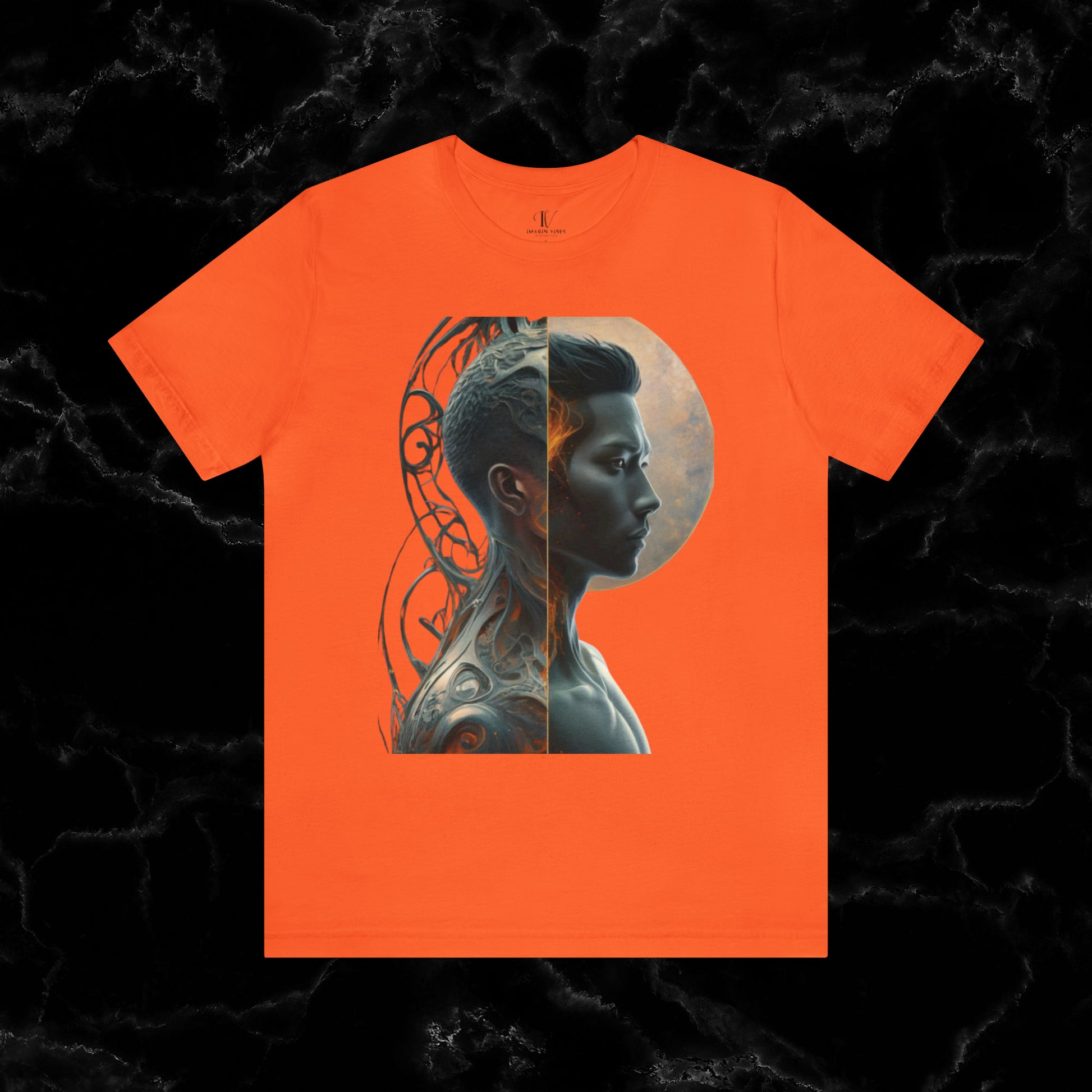 Duality of Soul - Crisp Male Anatomy T-shirt T-Shirt Orange XS 