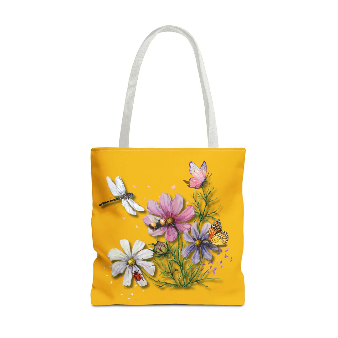 Dragonfly Nature-Inspired Watercolor Tote Bag Bags Printify