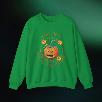 Growing a Little Pumpkin: Pregnancy Announcement Sweatshirt | Fall Maternity Crewneck - The Men Behind the Pumpkin | Matching Sweatshirt Sweatshirt S Irish Green 