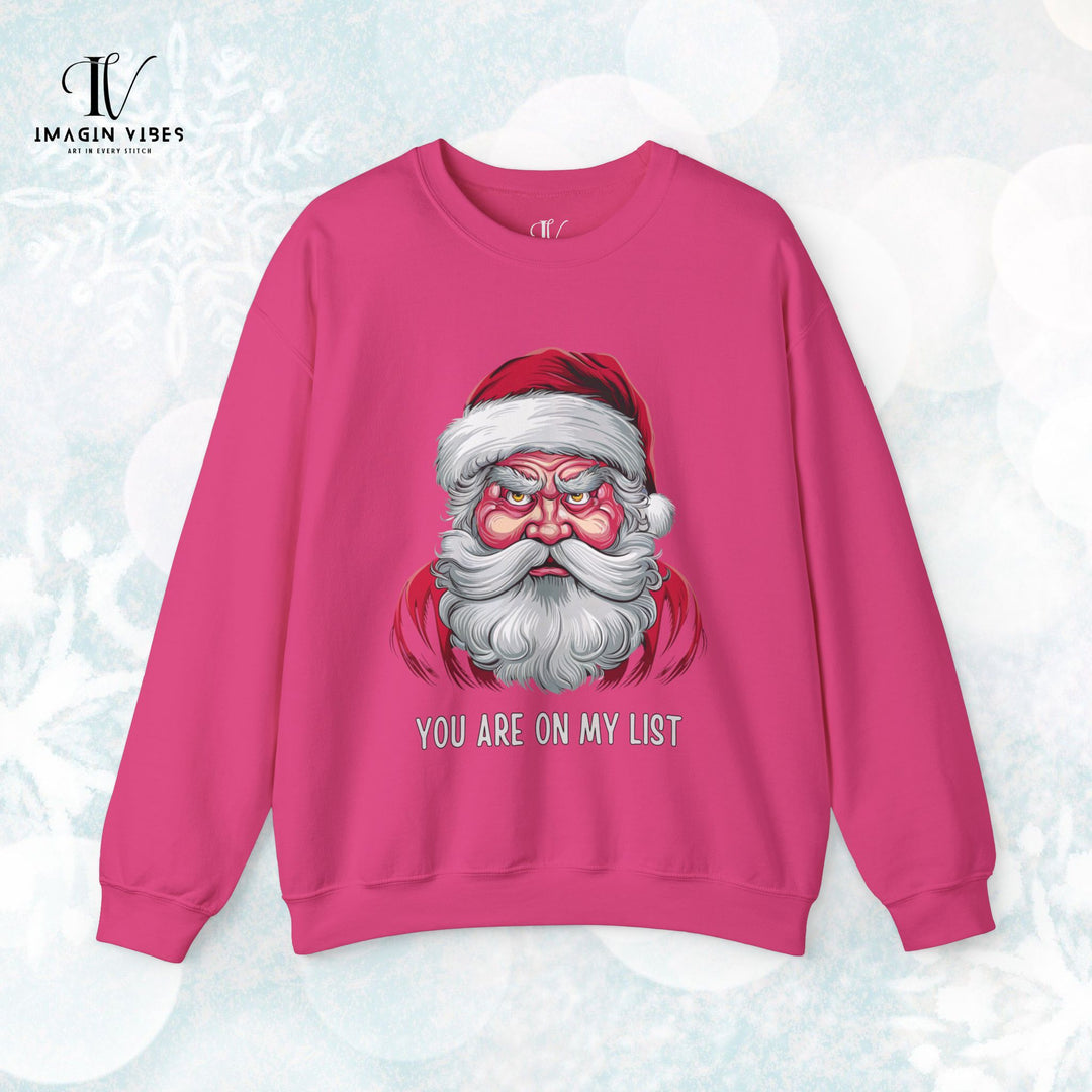 Angry Santa Christmas Sweatshirt