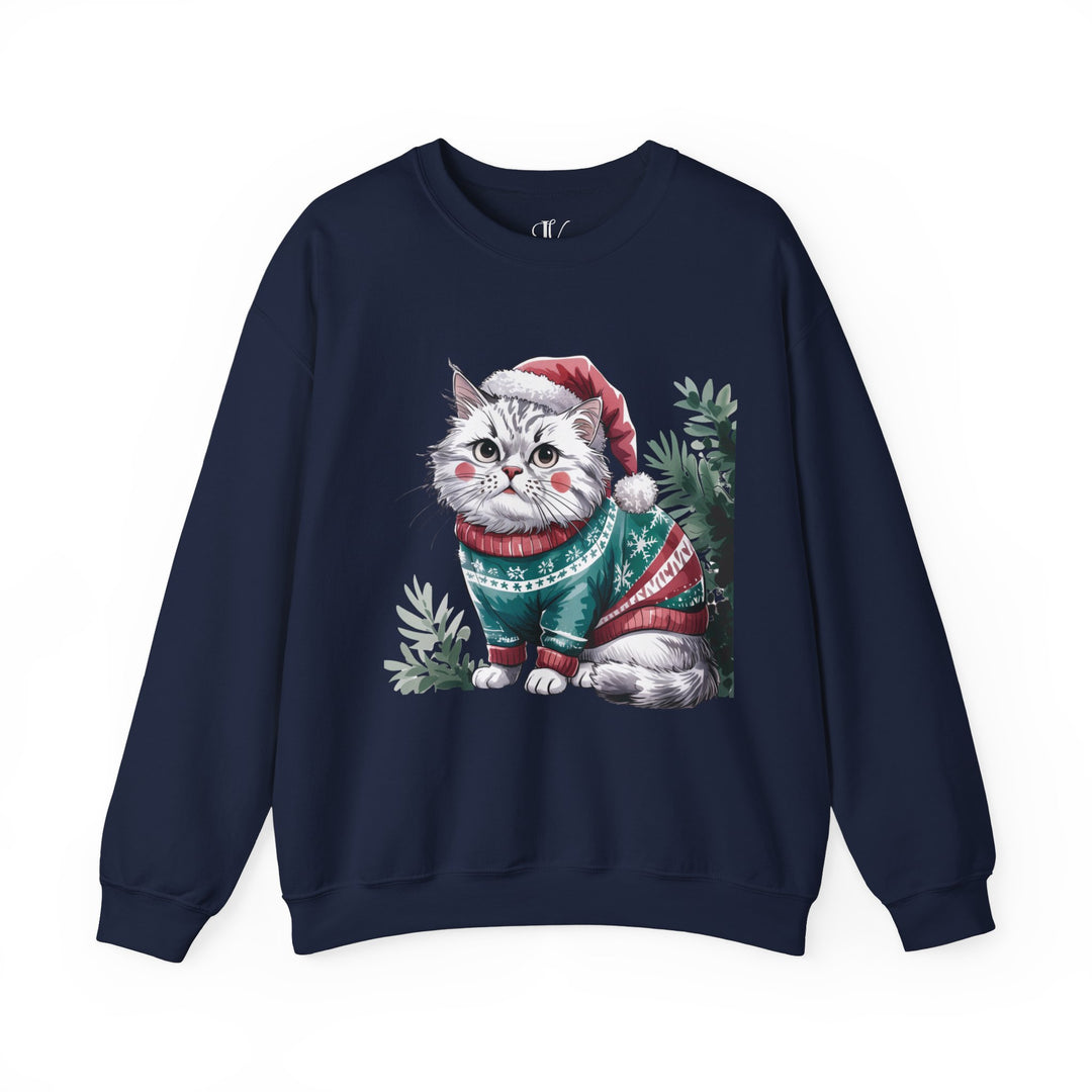 Cat Holiday Sweater Sweatshirt