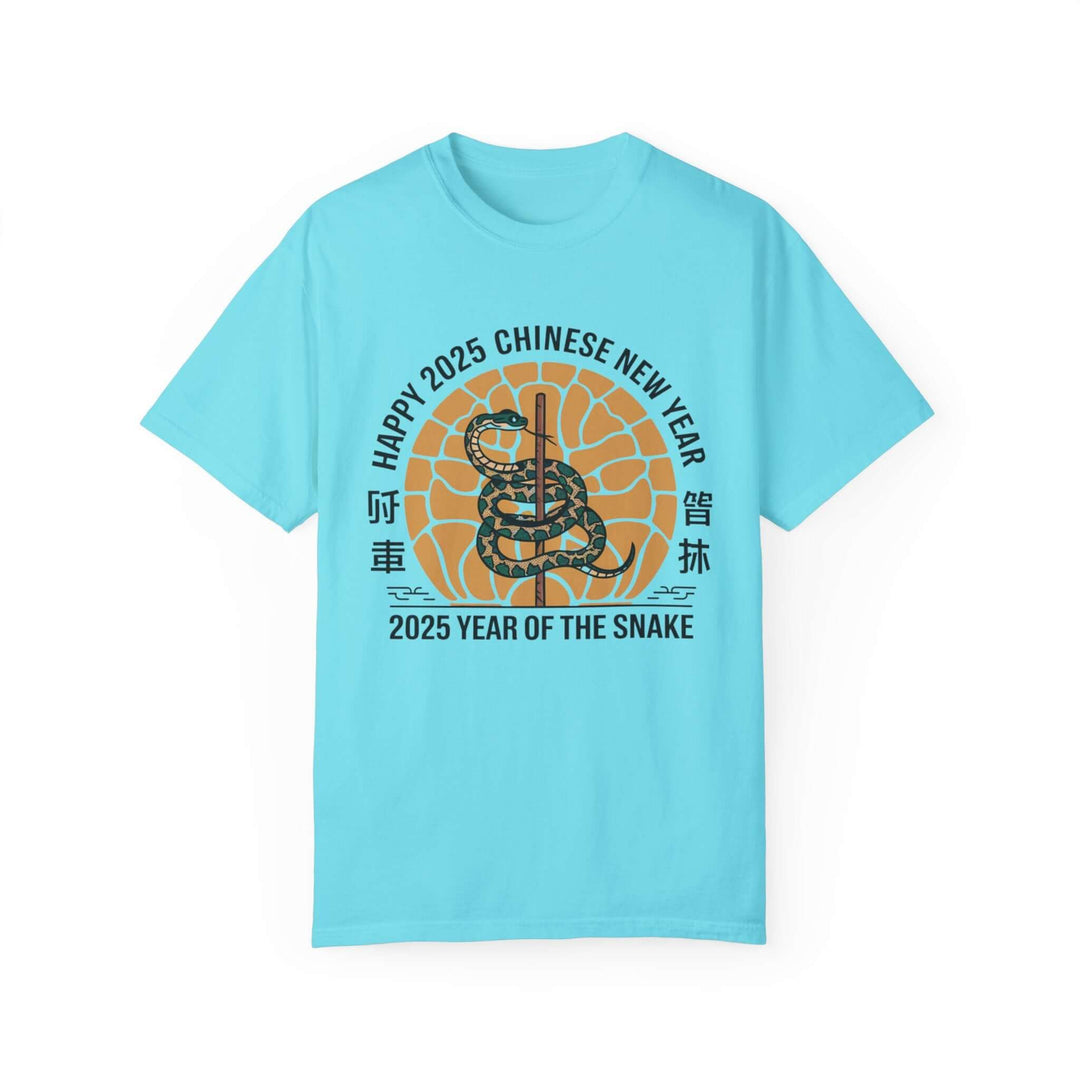 Chinese New Year 2025 Unisex T-Shirt T-Shirt Printify Lagoon Blue S