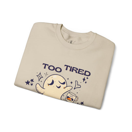 Hauntingly Bookish: Ghost Reader Sweatshirt Sweatshirt Printify