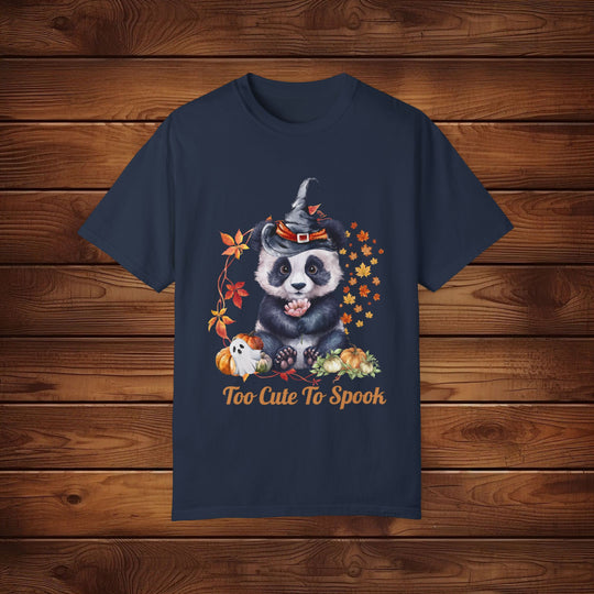 Too Cute to Spook: Panda Halloween T-Shirt