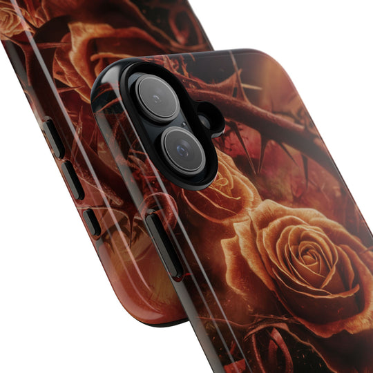 Gothic Roses Phone Case Phone Case Printify