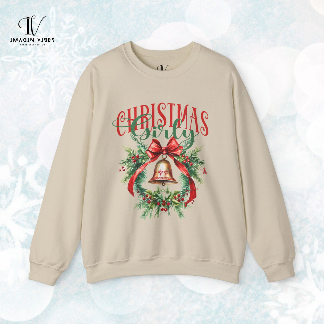 Christmas Girly Coquette Bow Sweatshirt