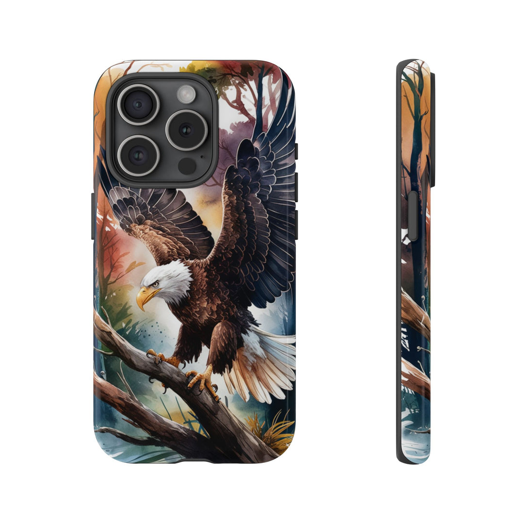 Eagle Tough Cases - Majestic Bald Eagle Patriotic Phone Case Printify iPhone 15 Pro Glossy