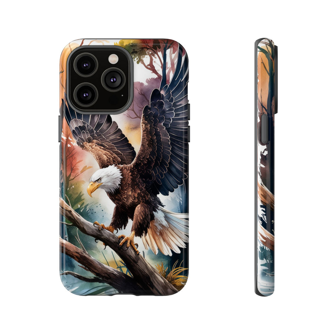 Eagle Tough Cases - Majestic Bald Eagle Patriotic Phone Case Printify iPhone 14 Pro Max Glossy