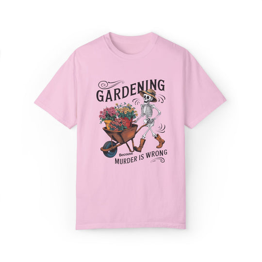 Skeleton Gardening T-shirt T-Shirt Printify Blossom S