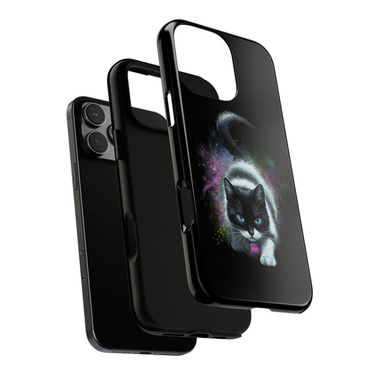 Cosmic Cat Tough Case Phone Case Printify