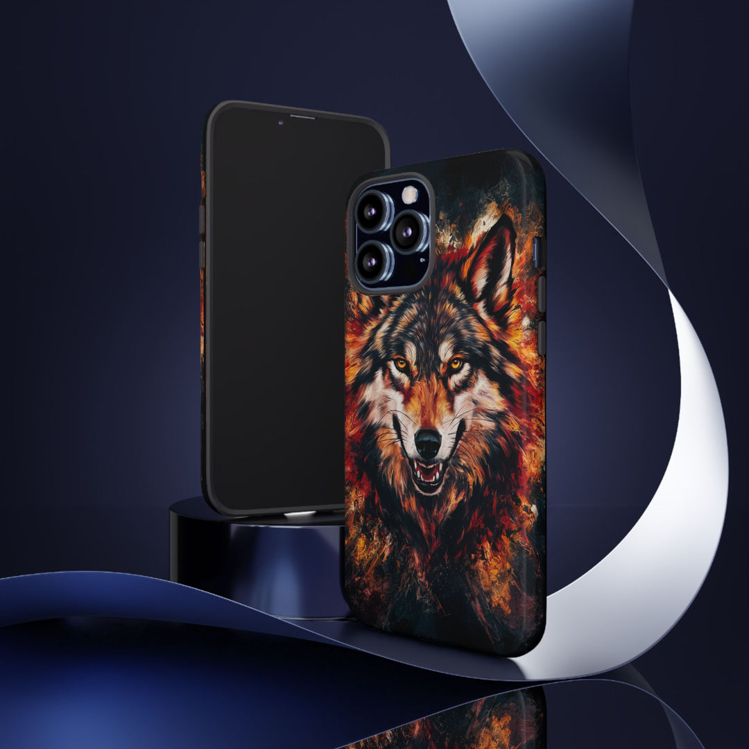 Wolf Tough Cases - Powerful and Vibrant Wolf Phone Case Printify