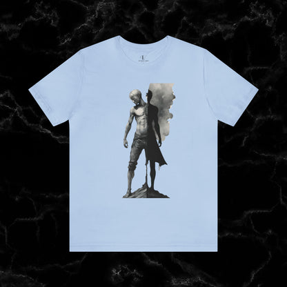 Duality of Soul - Crisp Male Anatomy T-shirt T-Shirt Baby Blue XS 