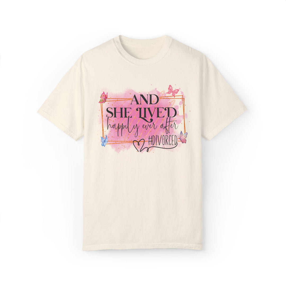 Empowering Divorcee T-shirt T-Shirt Printify Ivory S