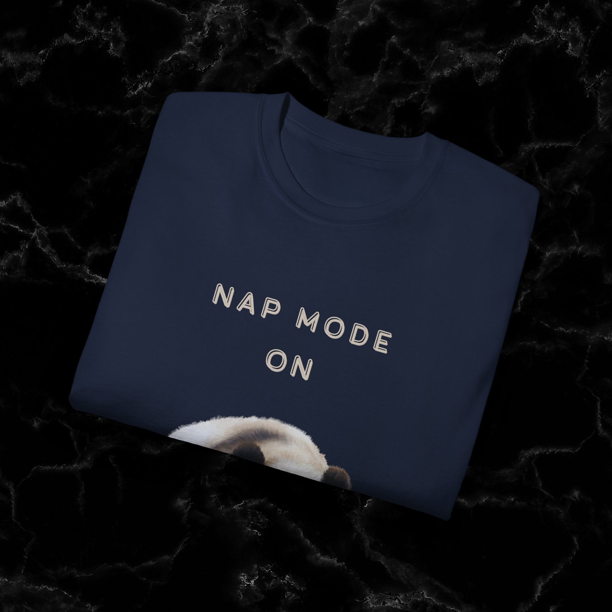 Nap Time Panda Unisex Funny Tee - Hilarious Panda Nap Design T-Shirt   
