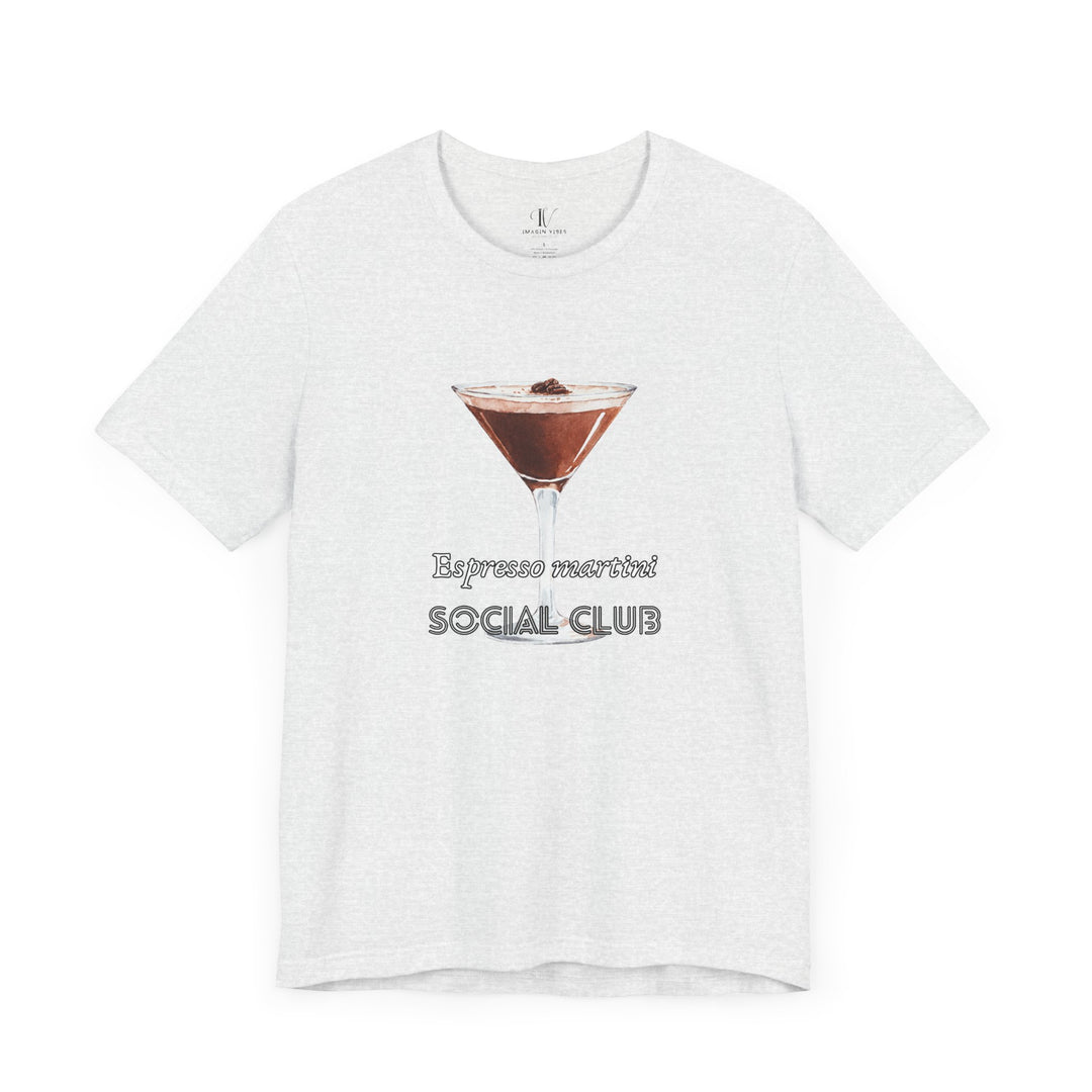 Espresso Martini Tee T-Shirt Printify Ash XS